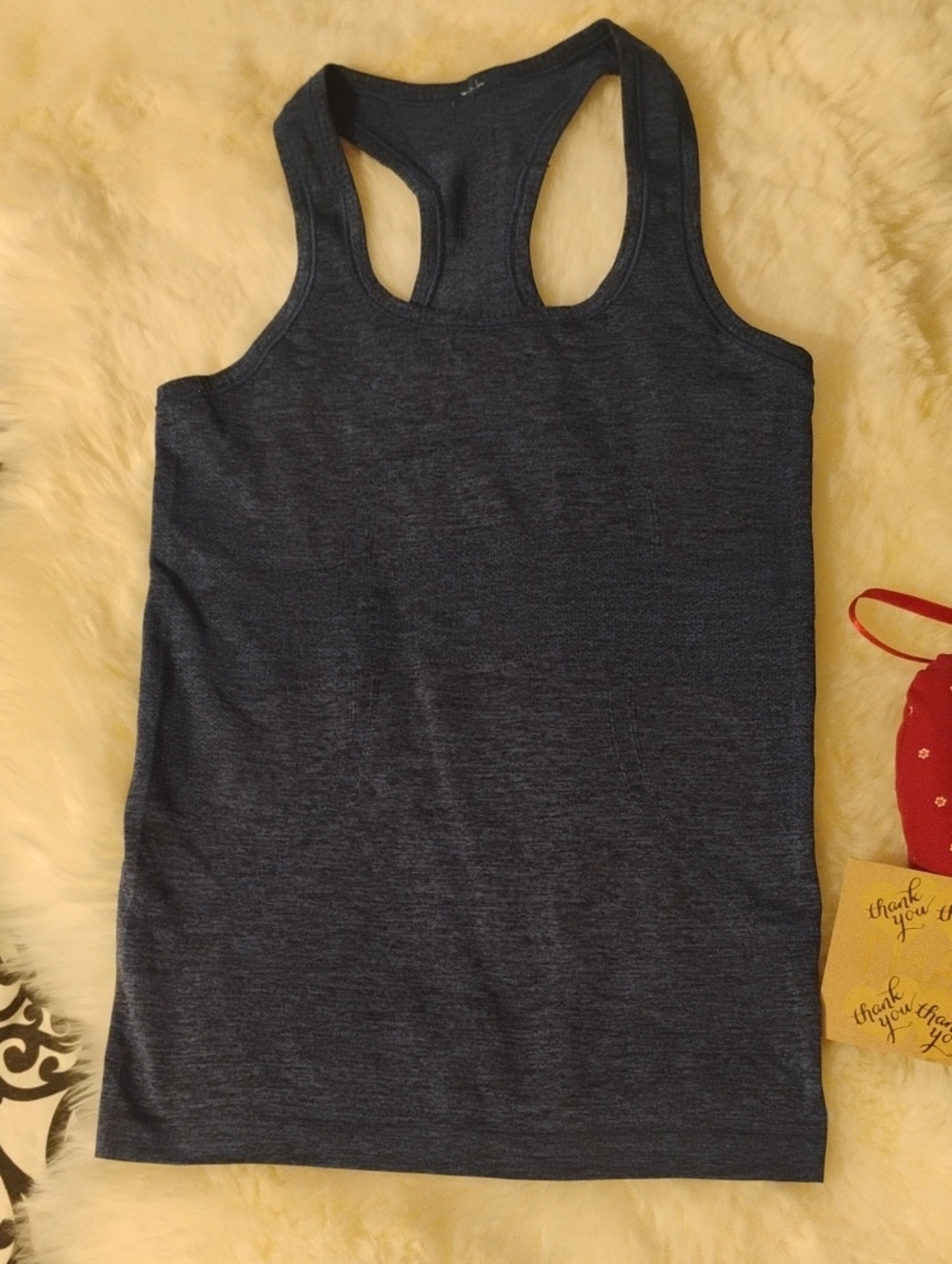 Lululemon Women’s Racerback Tank Top - Dark Heather Blue, XS